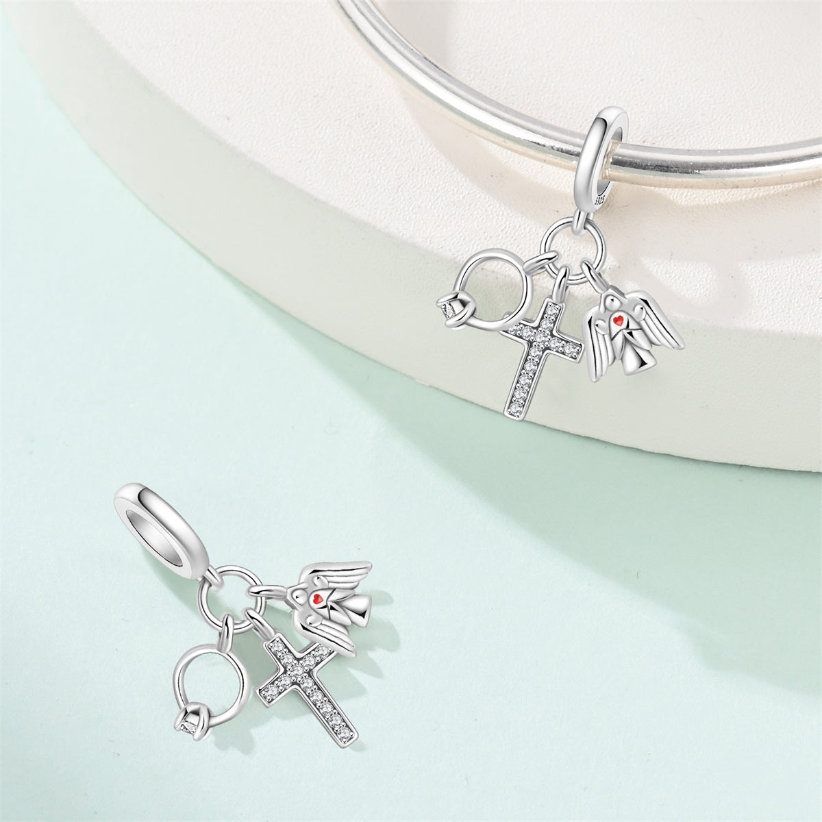 Faith, Hope & Love Dangle Charm