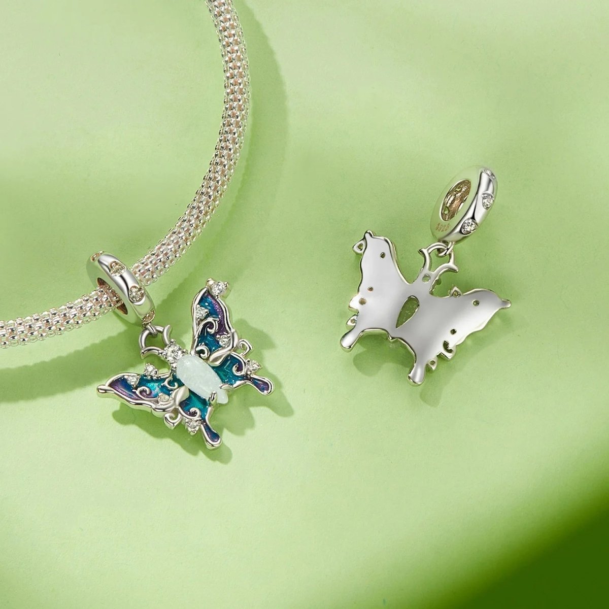 Glow in the Dark Luminous Celestial Butterfly Dangle Charm