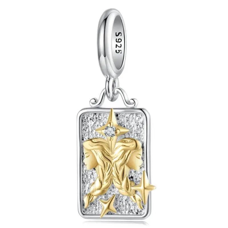 Gold & Silver Astrology Signs Zodiac Constellation Charms