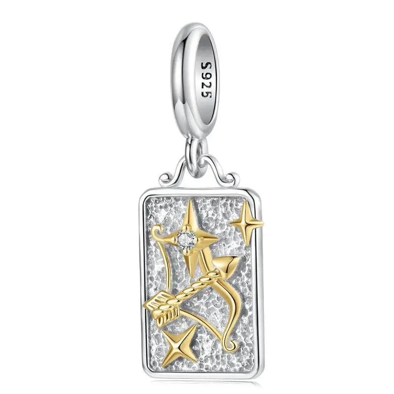 Gold & Silver Astrology Signs Zodiac Constellation Charms