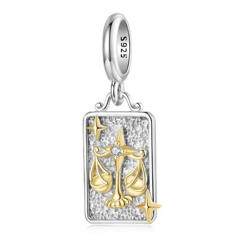 Gold & Silver Astrology Signs Zodiac Constellation Charms