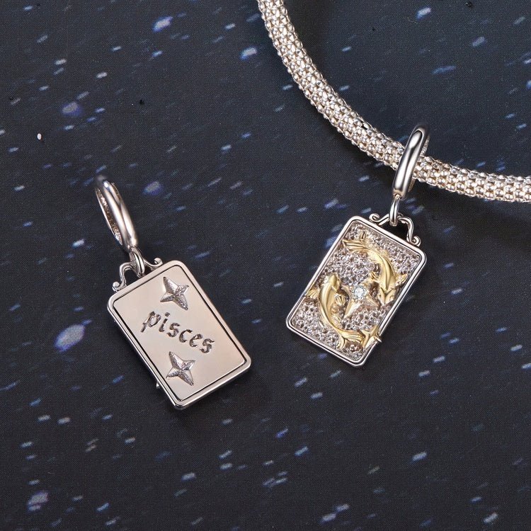 Gold & Silver Astrology Signs Zodiac Constellation Charms