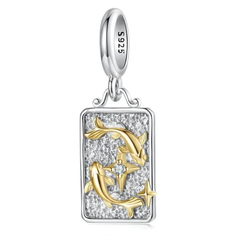 Gold & Silver Astrology Signs Zodiac Constellation Charms