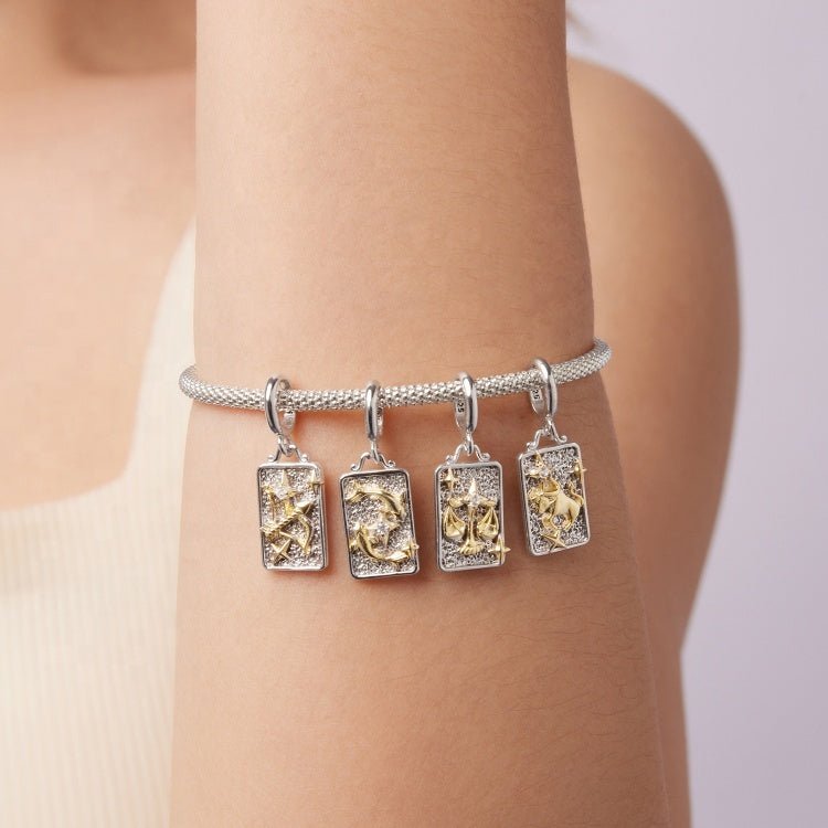 Gold & Silver Astrology Signs Zodiac Constellation Charms