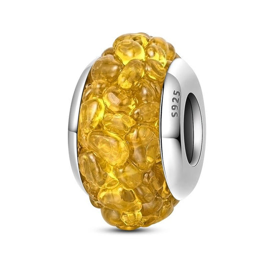 Golden Murano Glass Charm