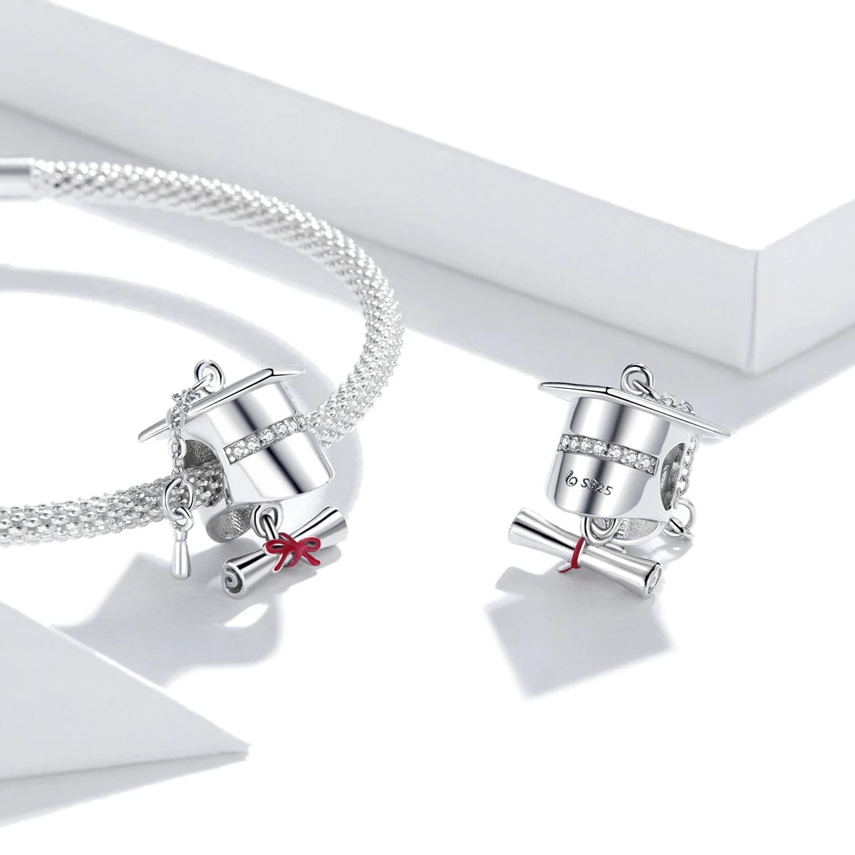 Graduation Cap & Diploma Charm