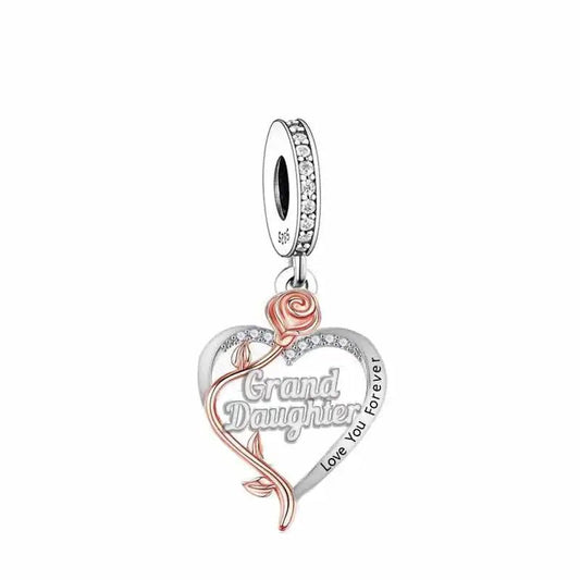 Granddaughter Heart Charm