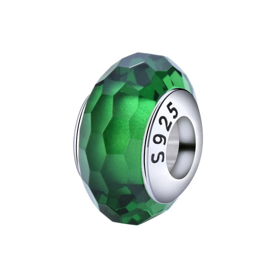 Green Mini Murano Glass Charm