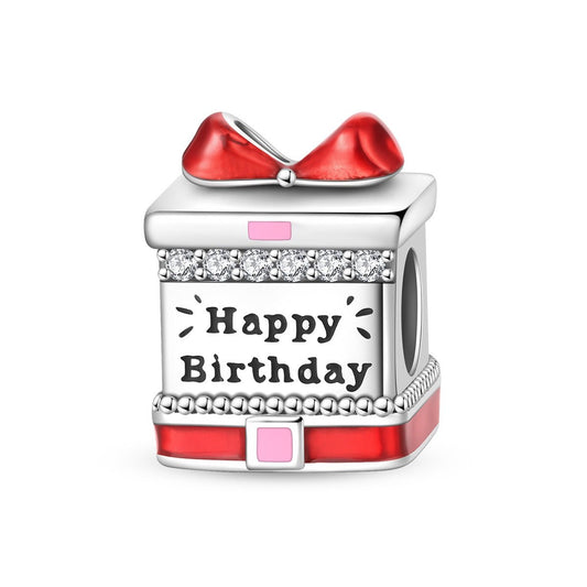 Happy Birthday Gift Box Charm