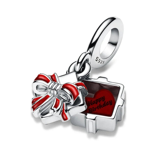 Happy Birthday Gift Openable Dangle Charm