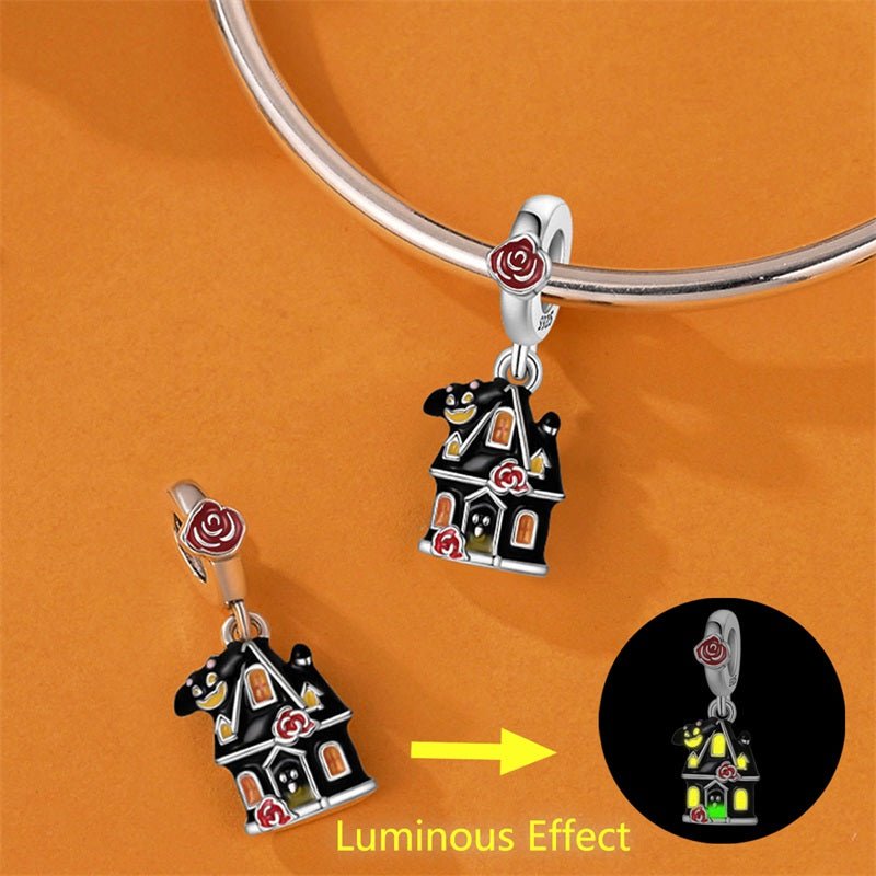 Haunted House Glow-in-the-Dark Dangle Charm