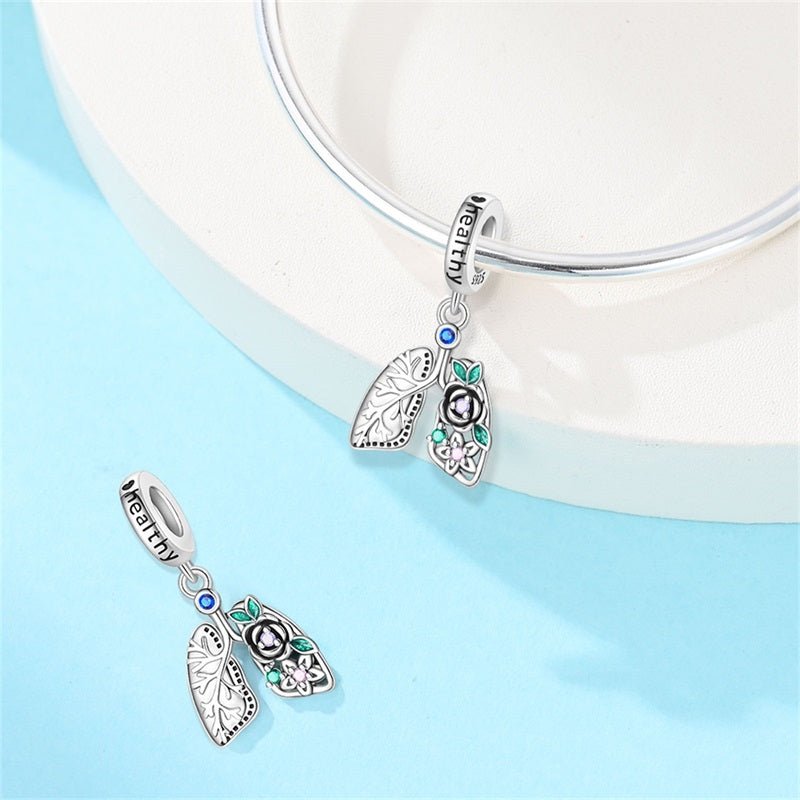 Healthy Lungs Dangle Charm