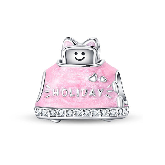 Holiday Pink Hoodie Charm