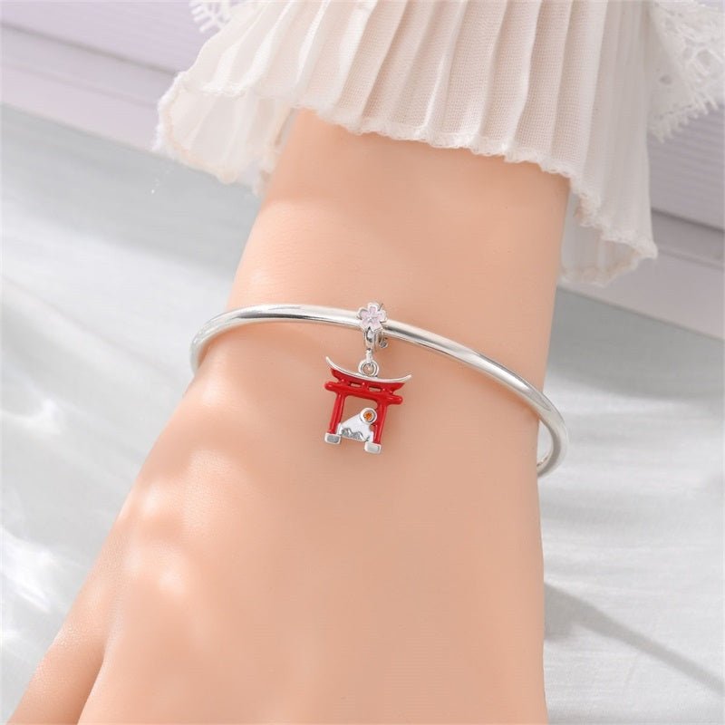 Japan Torii Gate & Mount Fuji Dangle Charm