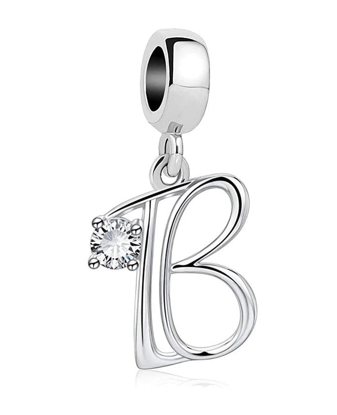 Elegant Crystal Letter A~Z Alphabet Charm