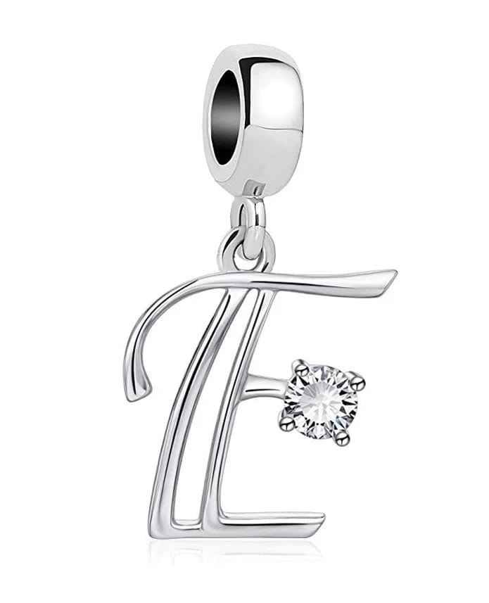 Elegant Crystal Letter A~Z Alphabet Charm