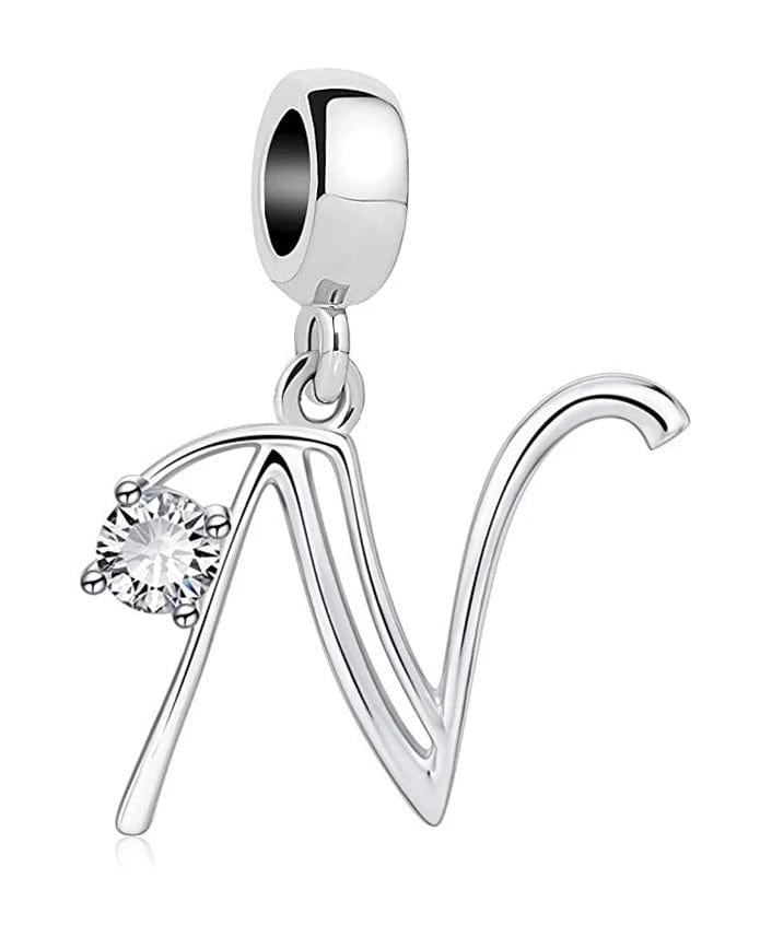 Elegant Crystal Letter A~Z Alphabet Charm