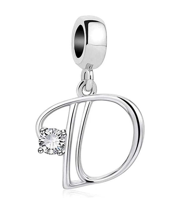 Elegant Crystal Letter A~Z Alphabet Charm