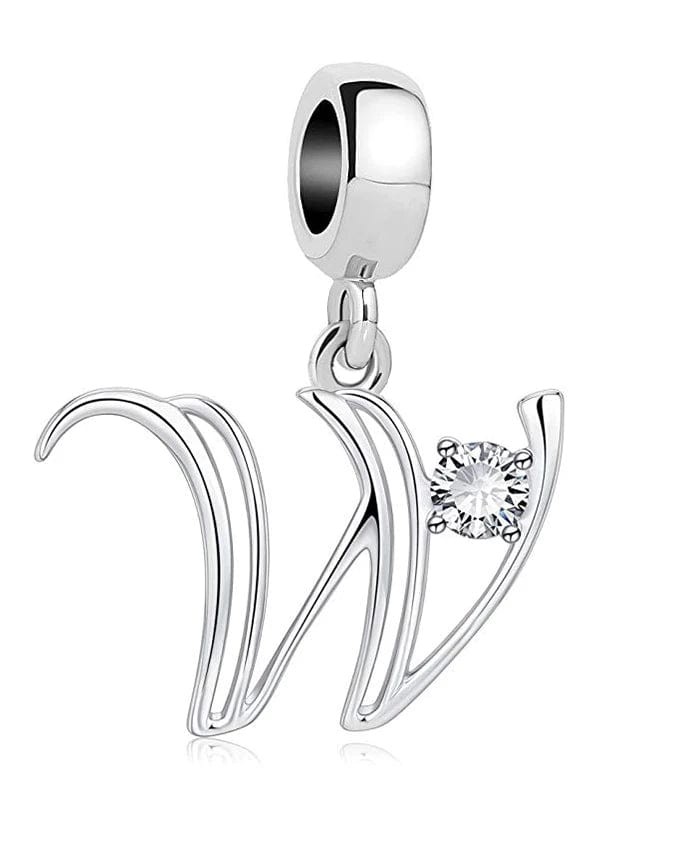 Elegant Crystal Letter A~Z Alphabet Charm