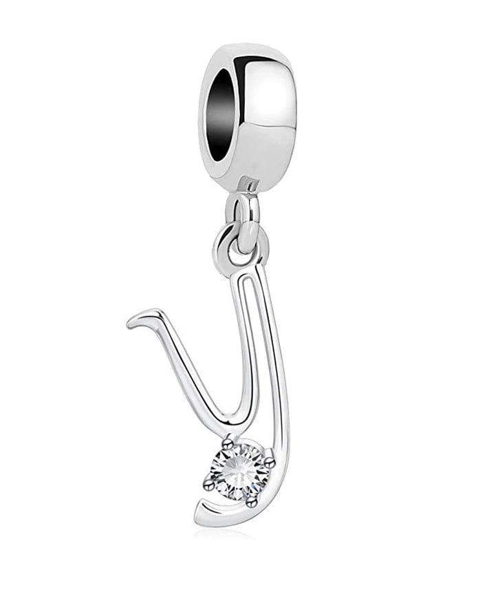 Elegant Crystal Letter A~Z Alphabet Charm