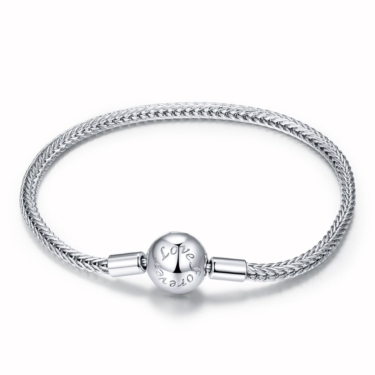Love Forever Braided Charm Bracelet