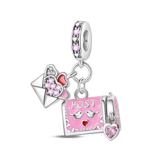 Love Letter & Mailbox Dangle Charm