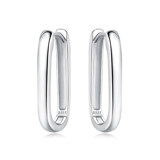 Minimalist Sleek Hoop Earrings