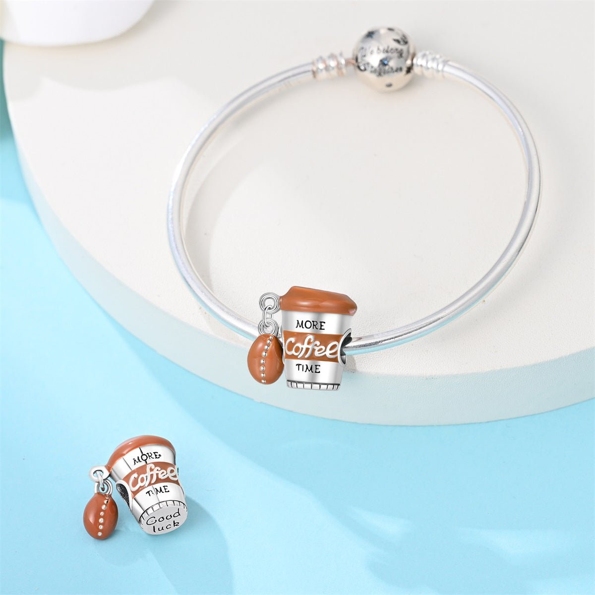 More Coffee Time Cup Charm