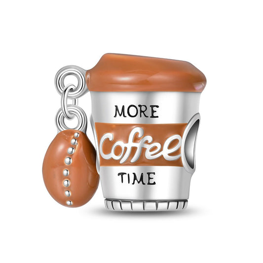 More Coffee Time Cup Charm