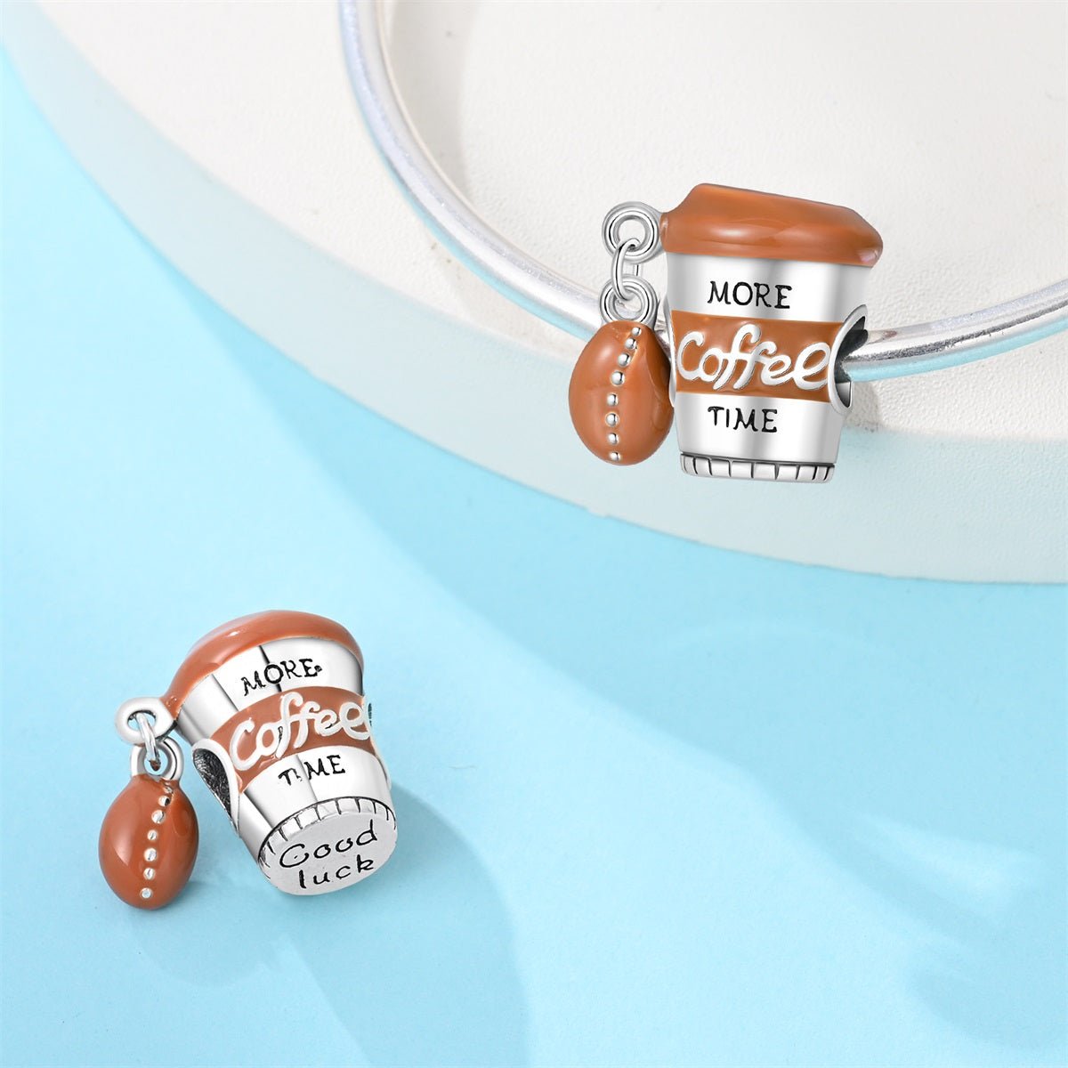 More Coffee Time Cup Charm