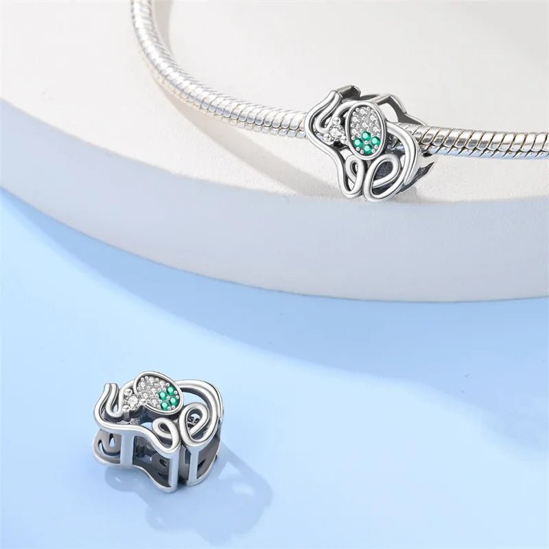 Openwork Elephant Charm