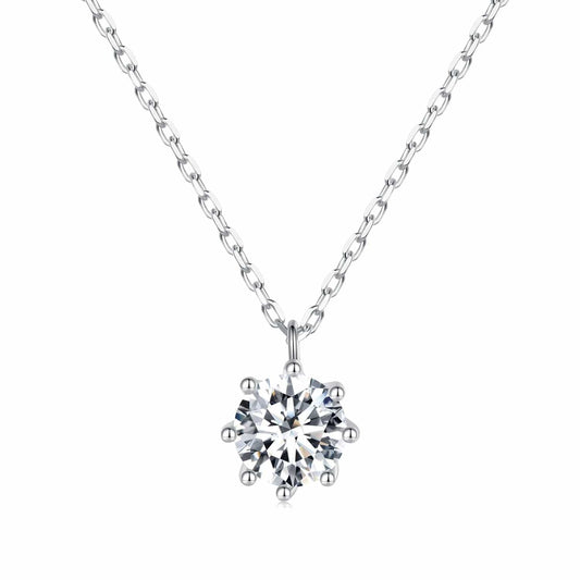 Pangama Moissanite Solitaire Necklace