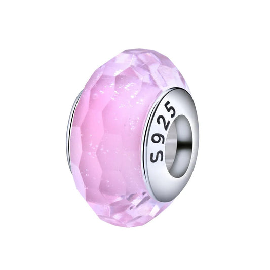 Pink Mini Murano Glass Charm