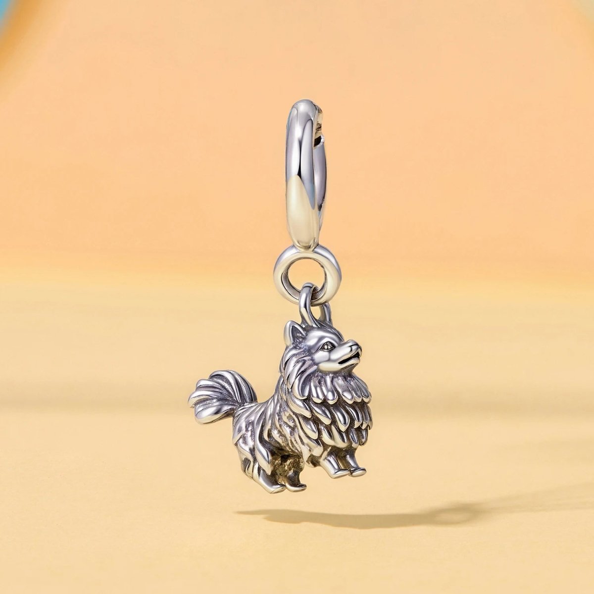 Pomeranian Dog Dangle Charm