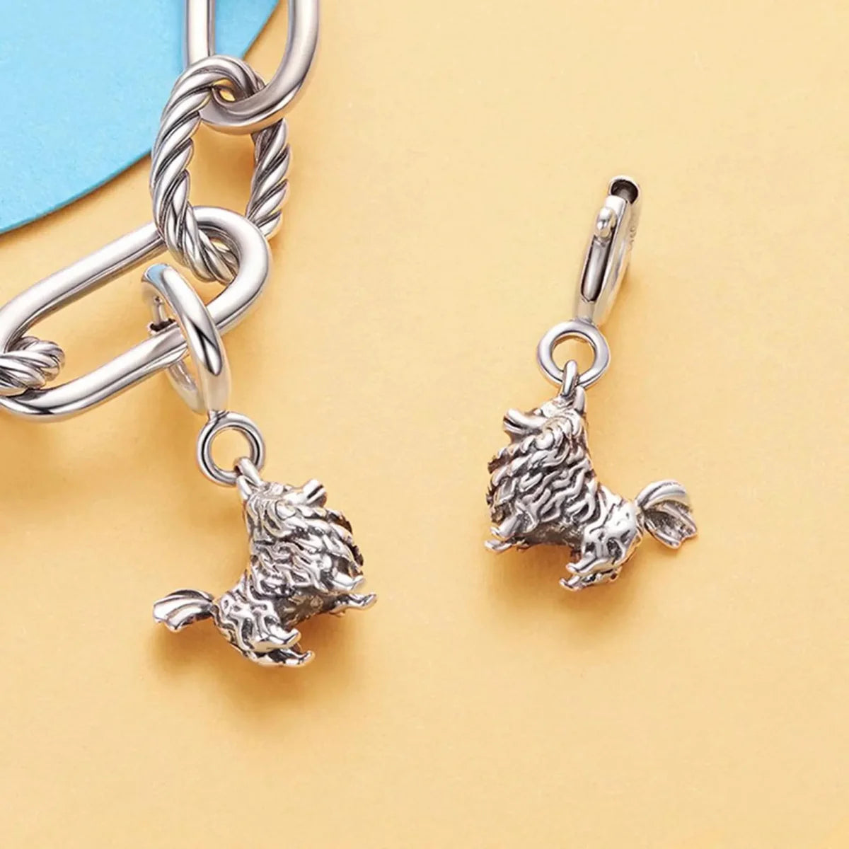 Pomeranian Dog Dangle Charm