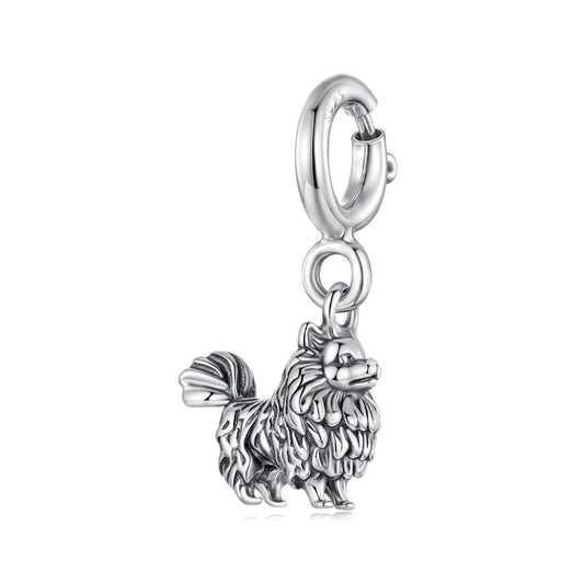 Pomeranian Dog Dangle Charm