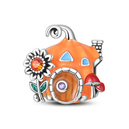 Pumpkin House Fairy Tale Charm