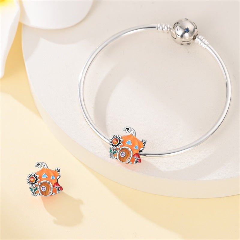 Pumpkin House Fairy Tale Charm