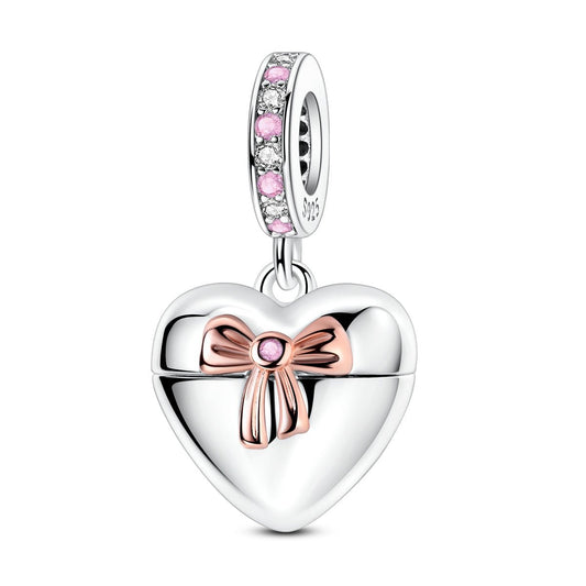 Reveal Your Love Heart Locket Pendant Charm