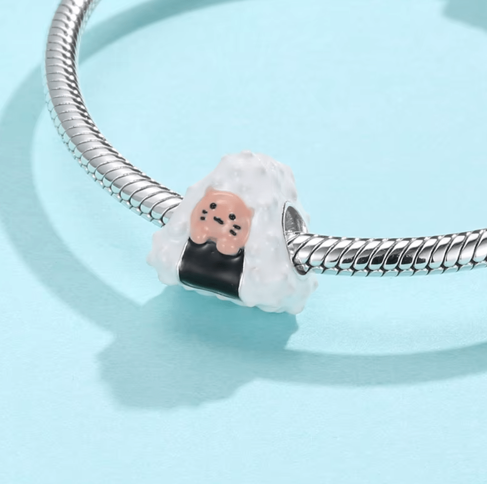 Rice Ball with Kitty Charm