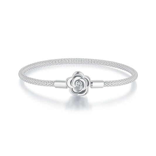 Rose Blossom Charm Bracelet