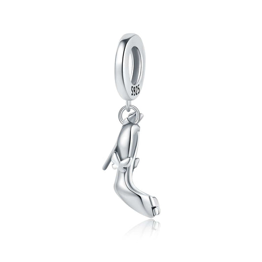 Sparkling High Heel Shoe Charm