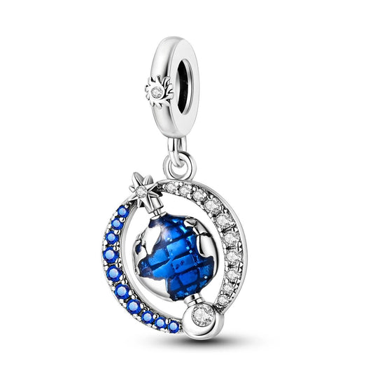 Spinning Globe Dangle Charm