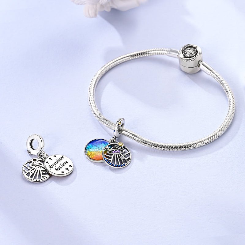 UFO & Cosmic Dangle Charm